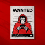 Wanted! – Mugshot (Churchill) - Unframed