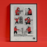 Do Something. Anything. - Framed
